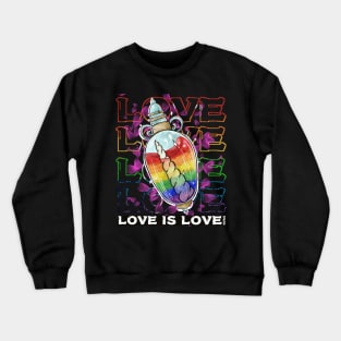 Gay Pride - Rainbow of Love Crewneck Sweatshirt